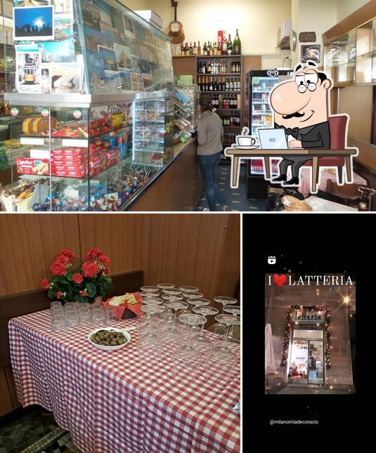 Gli interni di Latteria Carlon