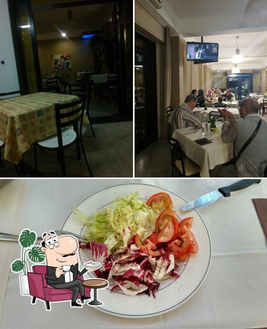 Tra le diverse cose da Ristorante Pizzeria Papatoga Di Francesco Torre si possono trovare la interni e cibo