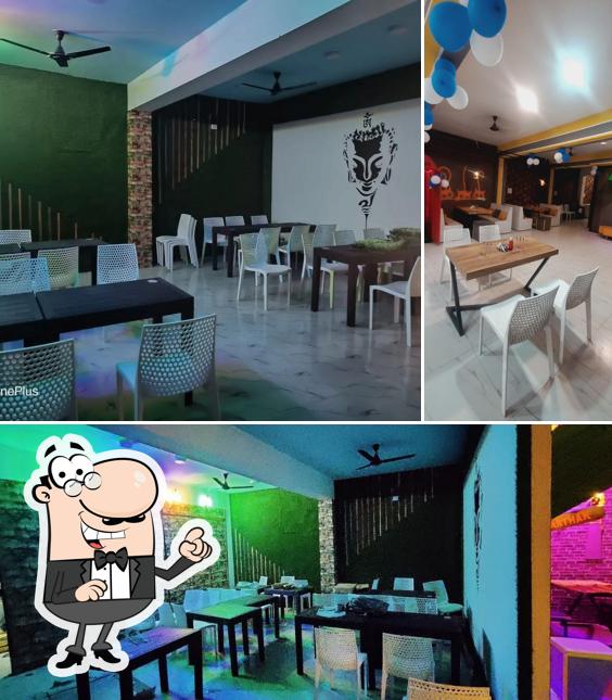 The interior of Sarthak food and restro