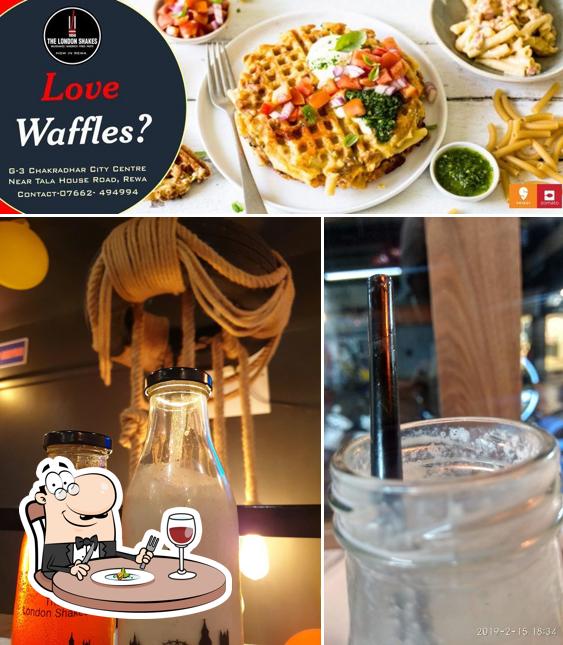 Meals at The London Shakes And Cafe Rewa