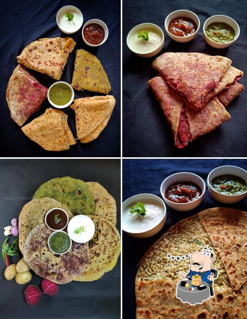 Food at Wholly Paratha!