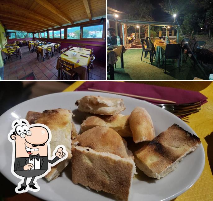 Ristorante Pizzeria Su Delegau si caratterizza per la interni e cibo