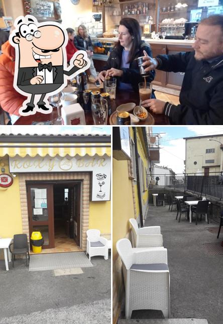 Gli interni di Roxy bar