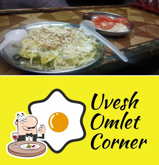 Food at Uvesh Omlet Corner