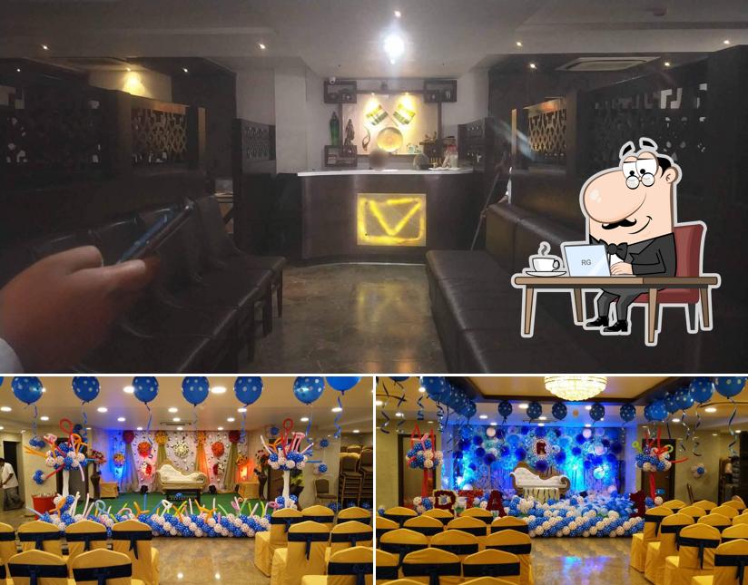 The interior of V Royal Park