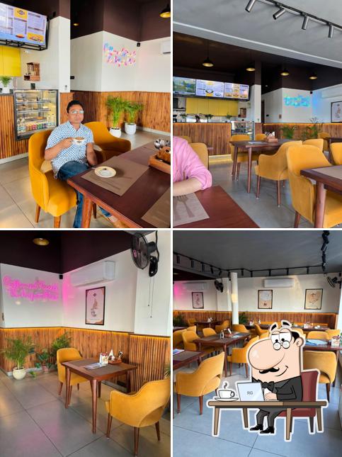 The interior of BeCafe Pathankot
