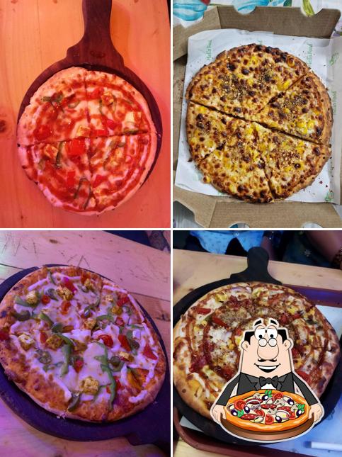 At Hello Food, you can get pizza
