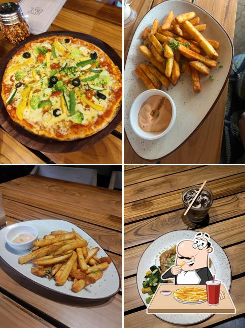 French fries at Little Owl Cafe