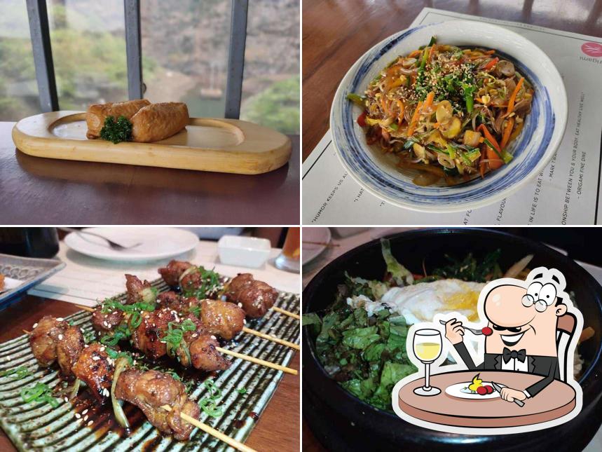 Food at Origami Japanese & Korean Restaurant