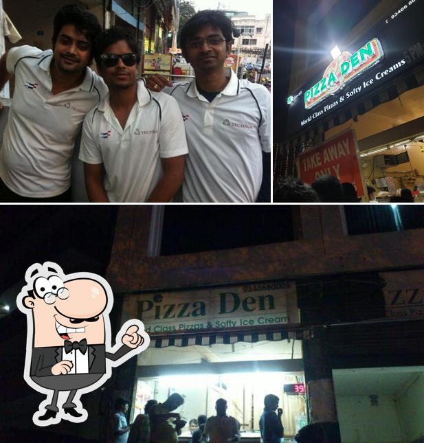 The interior of Pizza Den