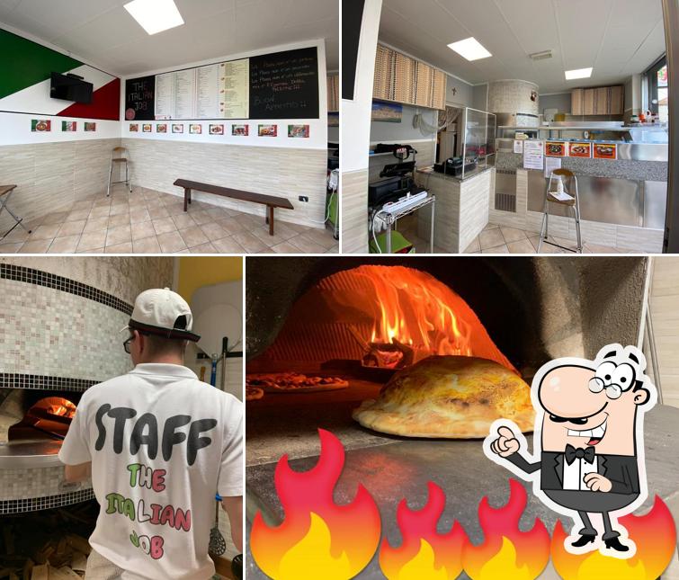 Gli interni di Pizzeria Italian Job