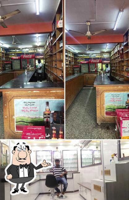The interior of Shiv Shakti Bar and Restaurant