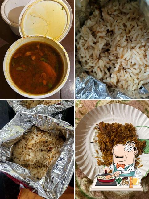 Fried rice at A one fry center