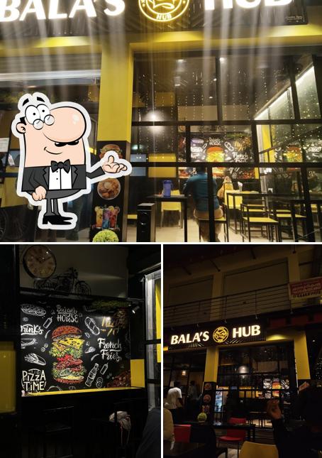 The interior of BALA'S HUB