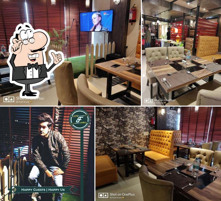 The interior of Big Feast Barbeque & Buffet Restaurant Dehradun