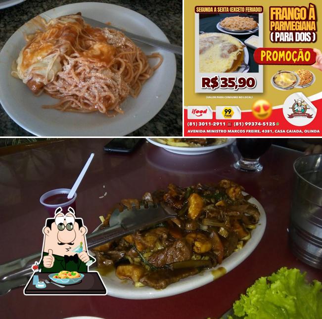 Comida em Garota da Beira mar