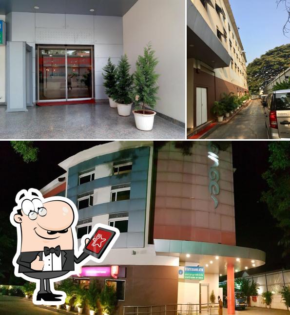 You can get some fresh air outside Ginger Mysore