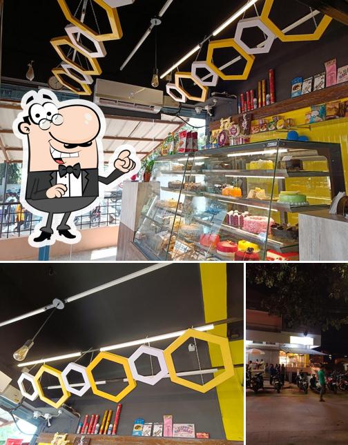 The image of exterior and interior at Just Bake Navanagar