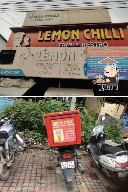 The exterior of Lemon Chilli Pure Vegetarian Family Restro