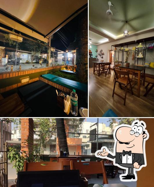The interior of MY.KA Cafe Mysore