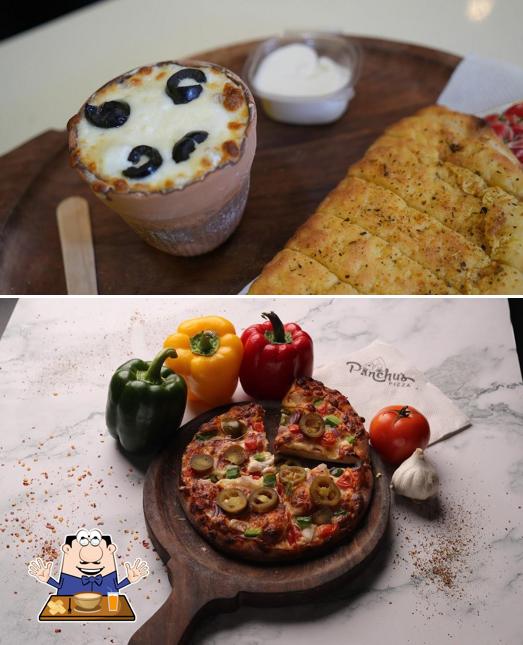 Food at Panchu's Pizza