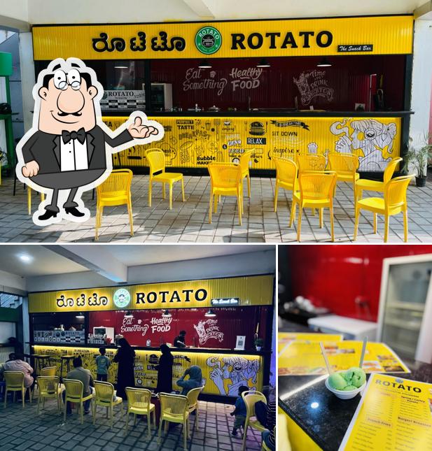 Check out how ROTATO (The Snack Bar) looks inside