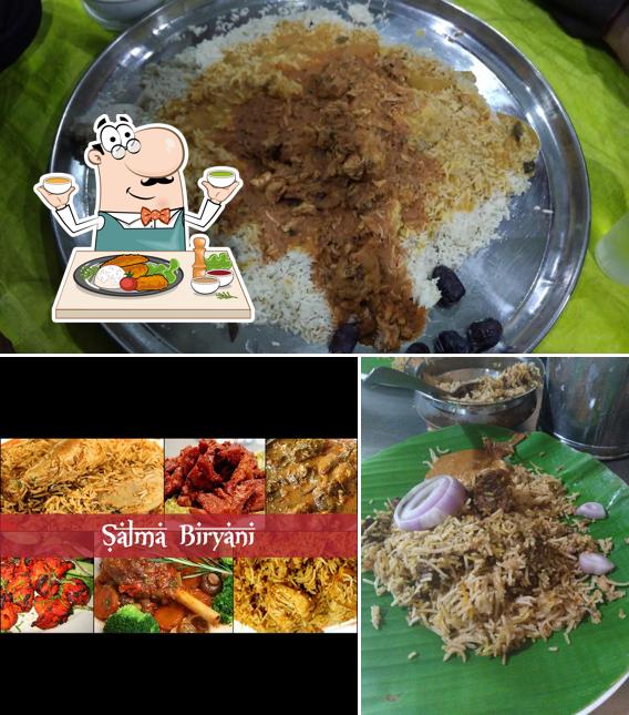 Food at Salma Biryani