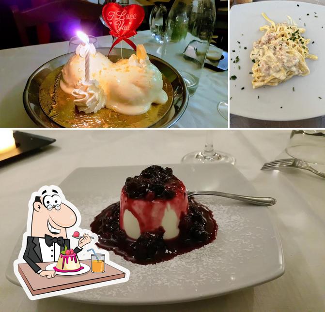 Taverna Quintilia serve un'ampia gamma di dolci