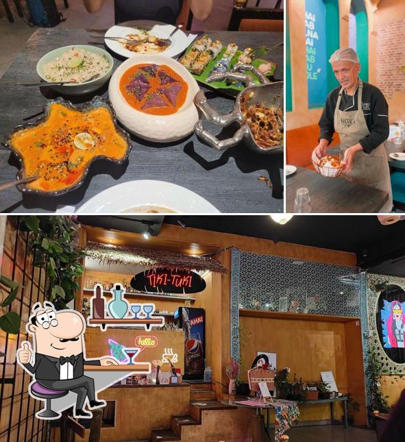 The interior of The Shaka Cafe
