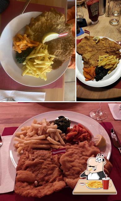 Patatine fritte al Schnitzel-Oase Restaurant Frohsinn