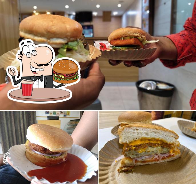 Taste one of the burgers available at Vallabha