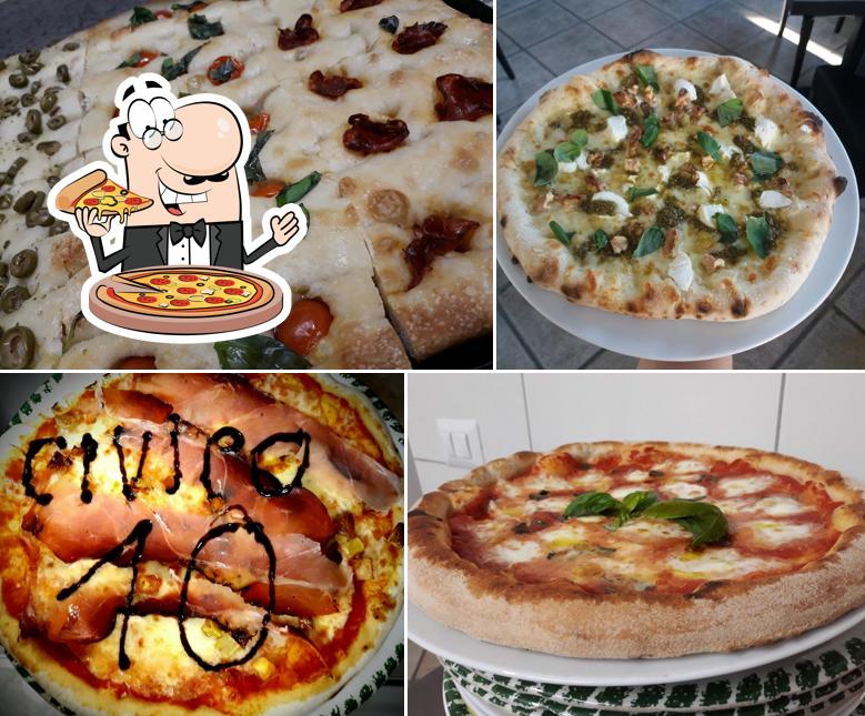 Scegli tra le molte varianti di pizza