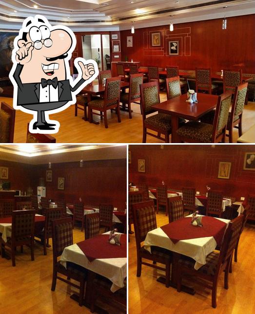 The interior of Firdaus Restaurant