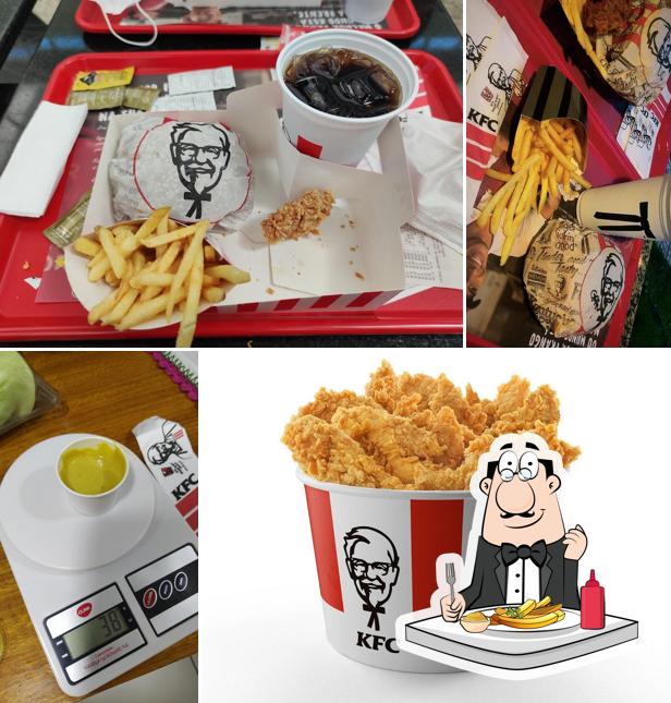 At KFC you can taste finger chips