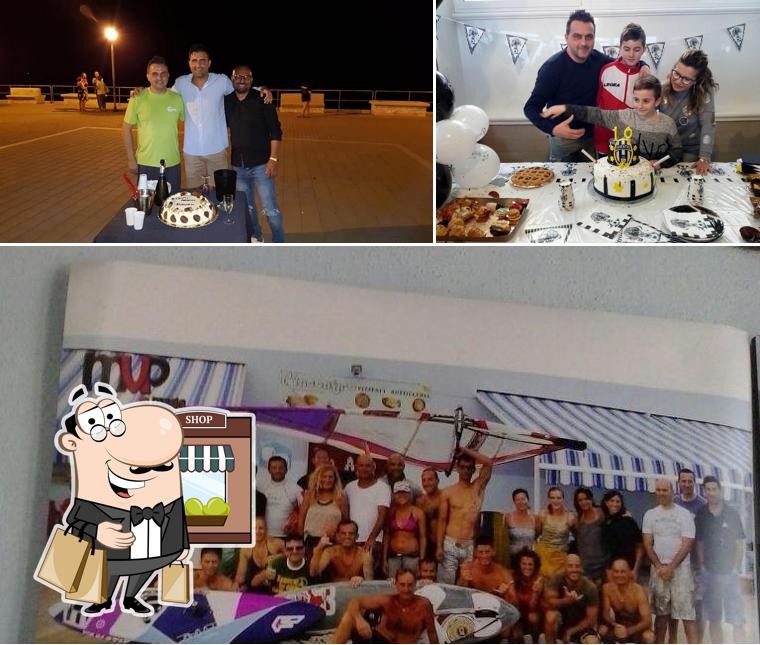 La esterno e compleanno del ristorante