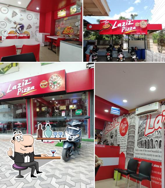 Check out how Laziz Pizza looks inside