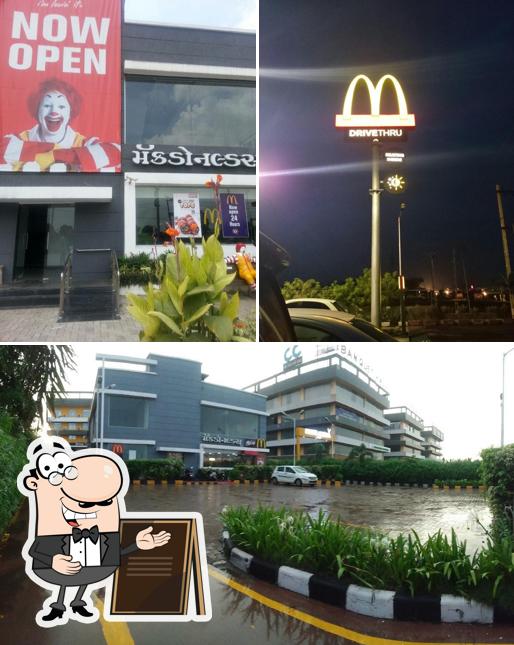 The exterior of McDonald's