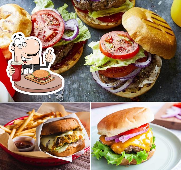 Get a burger at PIZZA ADDICTION