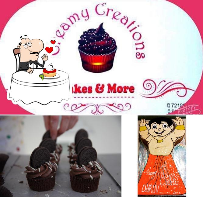 Creamy Creations Cakes & More offers a number of sweet dishes