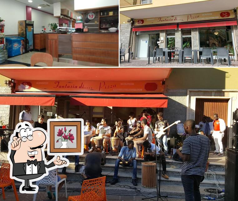 Dai un'occhiata agli interni di Fantasia di... Pizza