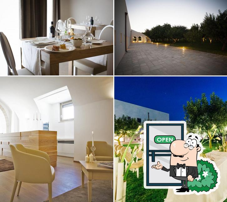 La esterno e interni del ristorante