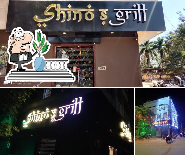 The exterior of Shino's Grill