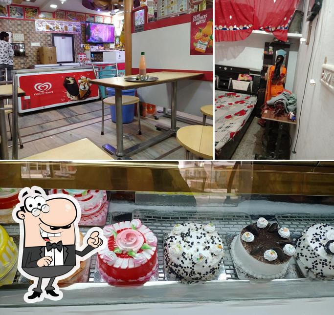 This is the photo displaying interior and cake at Shree Balaji Fast Foods