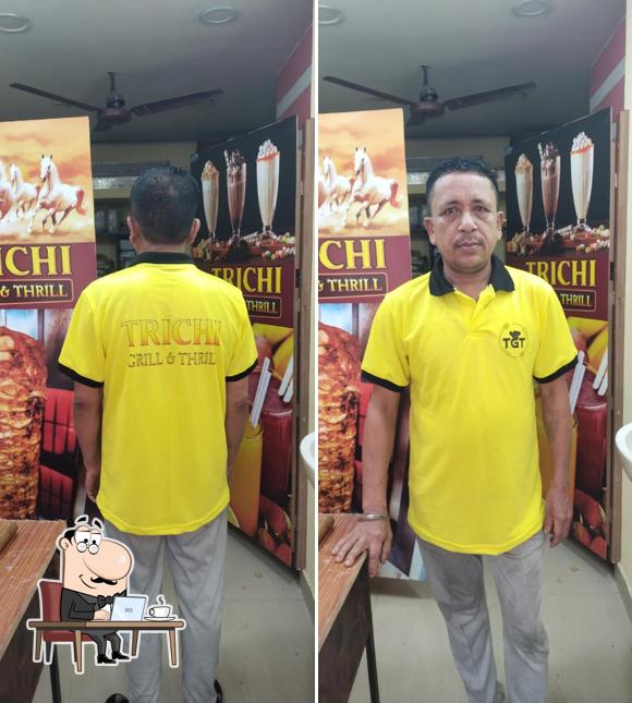 The interior of Trichi grill & thrill