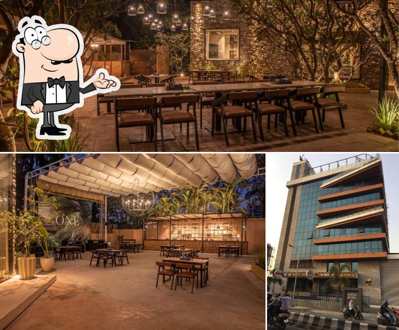 The photo of 1 Lounge’s interior and exterior
