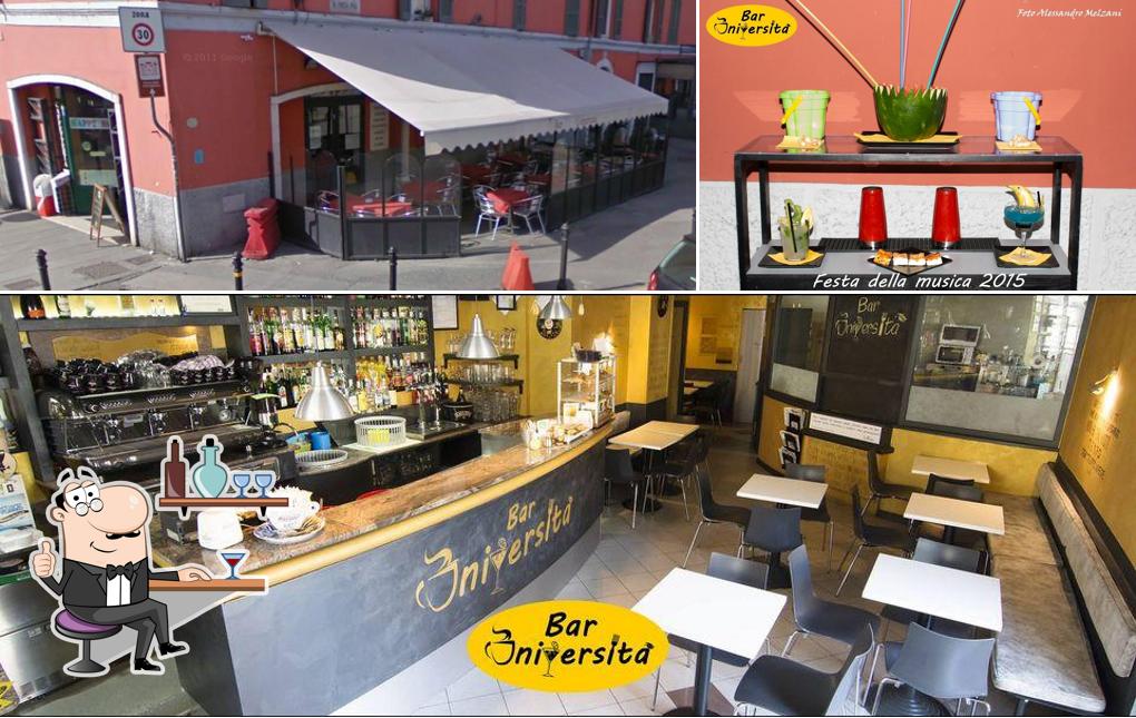 Dai un'occhiata agli interni di Bar Università