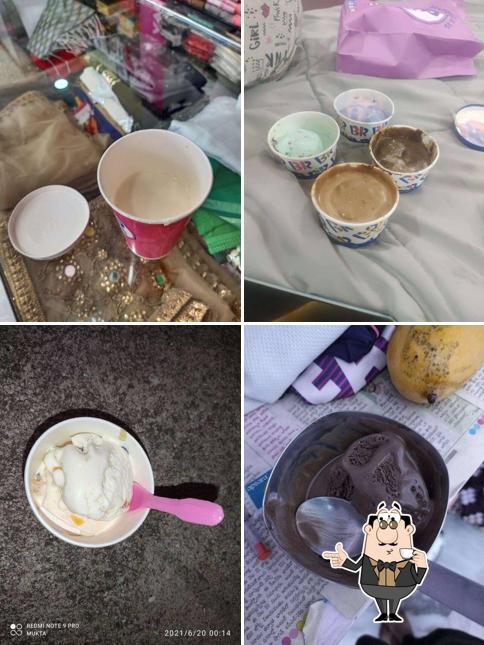 Enjoy a drink at Baskin Robbins - Ice Cream Desserts