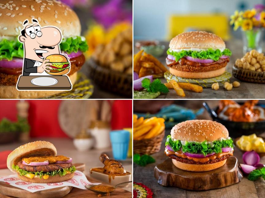 Try out a burger at Burger Singh - Big Punjabi Burgers