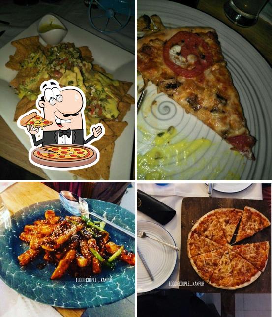 At Dhuaan - Sheesha & Kitchen, you can taste pizza