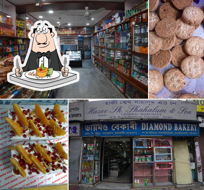 Food at Diamond Bakery